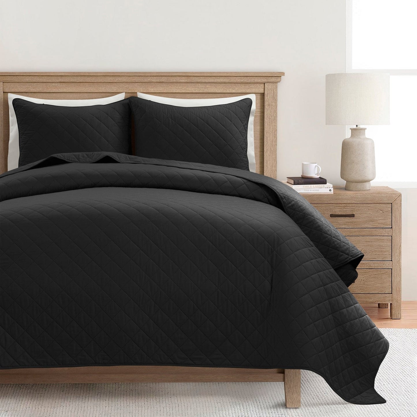 Rynx | Ava Diamond Plus Size Cotton Quilt Set