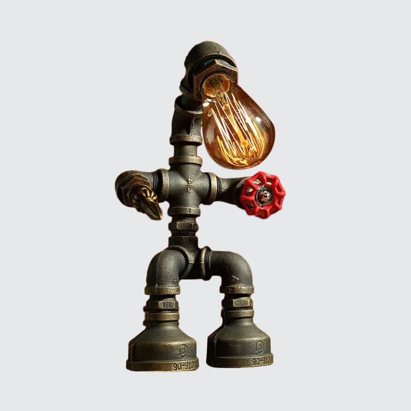 Rynx | RoboLume - Retro-Futuristic Robot Table Lamp
