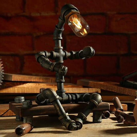 Rynx | RoboLume - Retro-Futuristic Robot Table Lamp