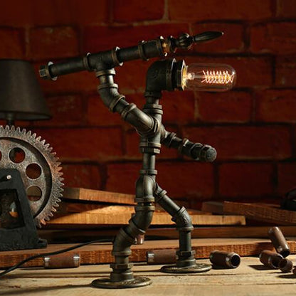 Rynx | RoboLume - Retro-Futuristic Robot Table Lamp