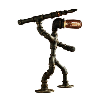 Rynx | RoboLume - Retro-Futuristic Robot Table Lamp