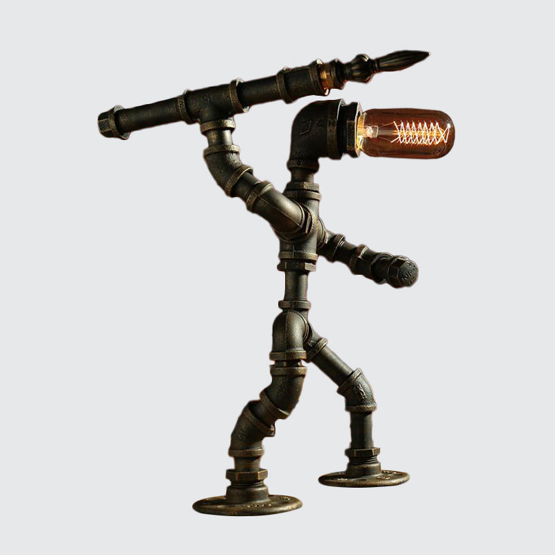 Rynx | RoboLume - Retro-Futuristic Robot Table Lamp