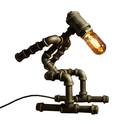 Rynx | RoboLume - Retro-Futuristic Robot Table Lamp