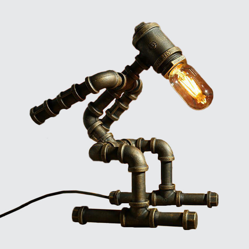 Rynx | RoboLume - Retro-Futuristic Robot Table Lamp