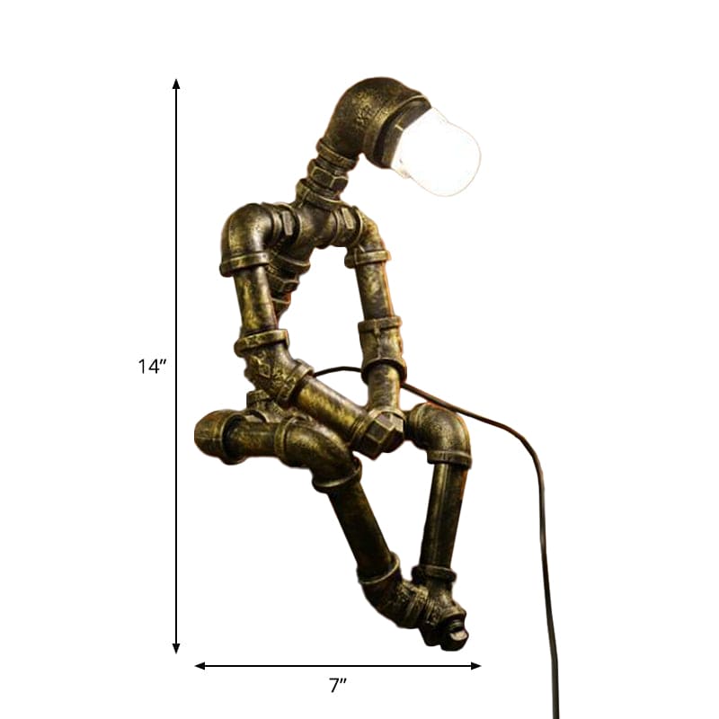 Rynx | RoboLume - Retro-Futuristic Robot Table Lamp