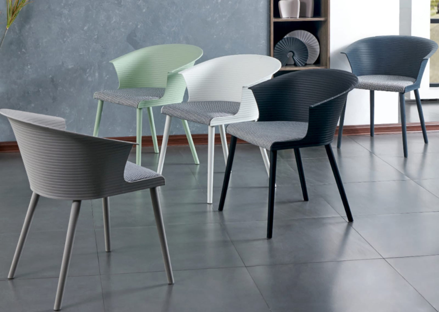 Rynx | Mid Century Contemporary Dining Chairs Various Color Options