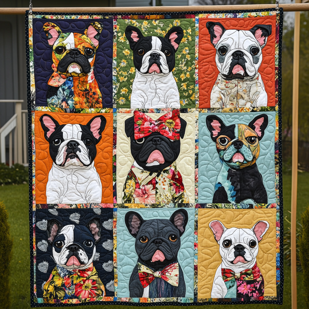 Rynx | Adorable French Bulldog Quilt