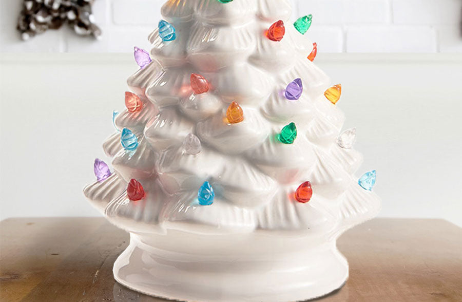 Rynx | Multicolored glowing ceramic Christmas tree