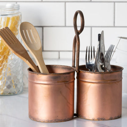 Rynx | Worn Copper Cutlery Box