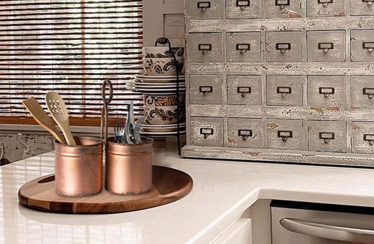 Rynx | Worn Copper Cutlery Box
