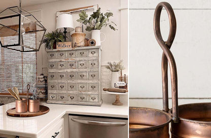 Rynx | Worn Copper Cutlery Box