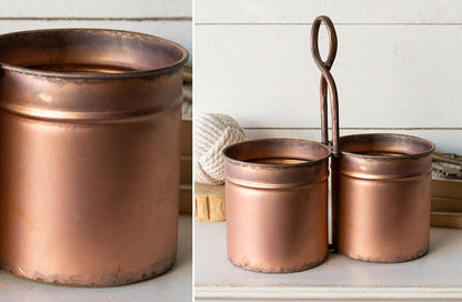 Rynx | Worn Copper Cutlery Box