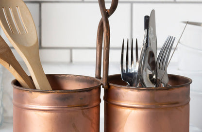 Rynx | Worn Copper Cutlery Box
