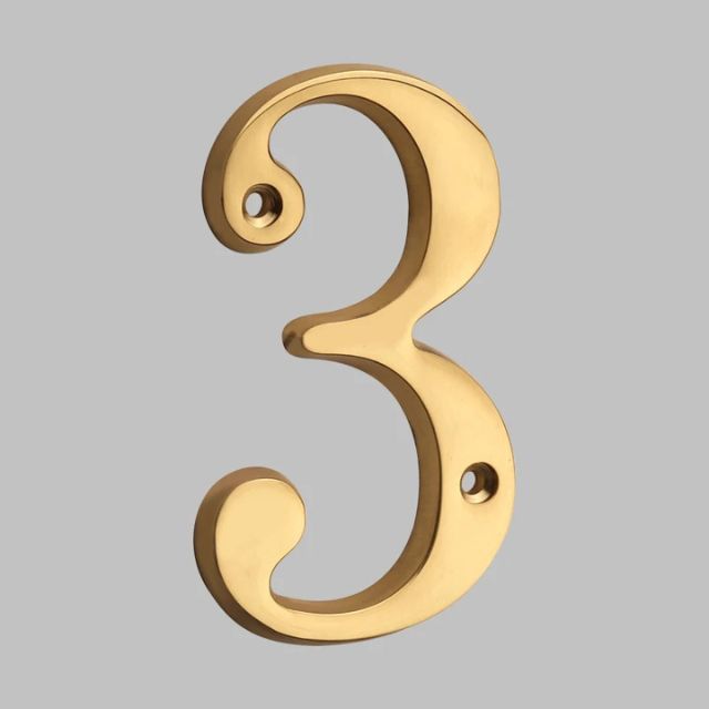 Rynx | Traditional house numbers made of solid brass