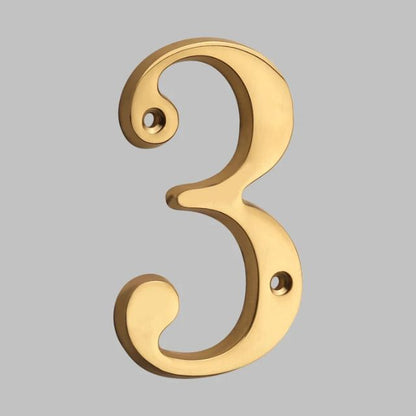 Rynx | Traditional house numbers made of solid brass