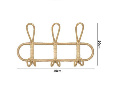 Rynx | Playful rattan wall hook for playful children's rooms