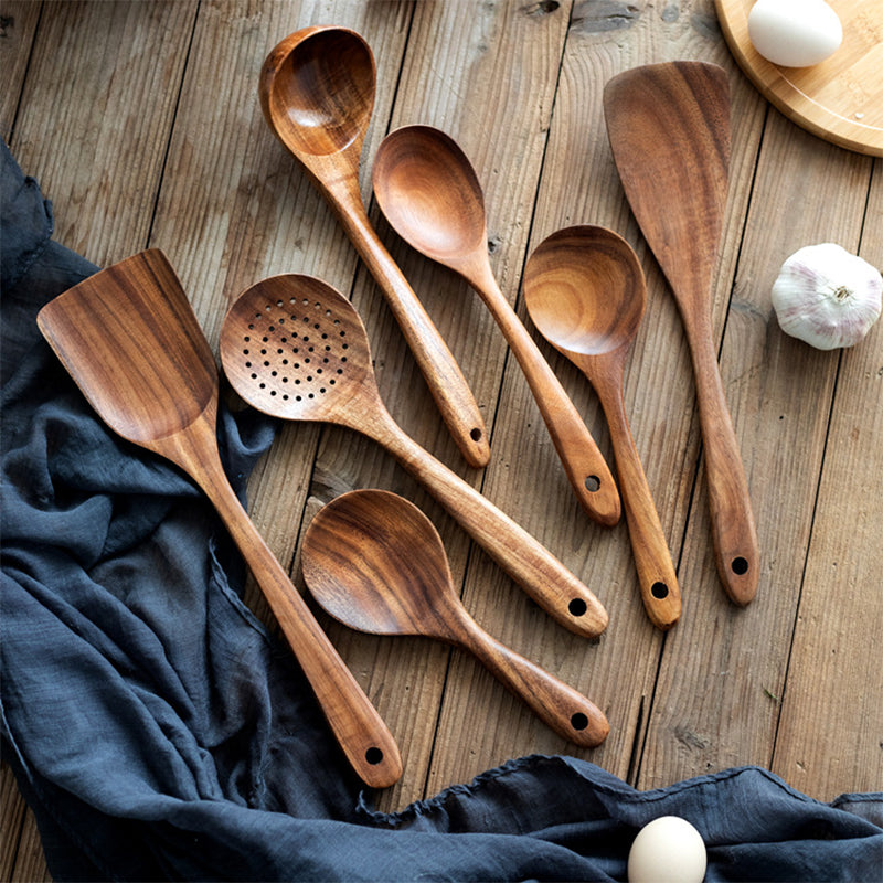 Rynx | Teak Wood Cutlery Set