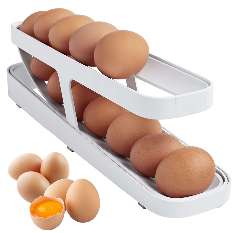 Rynx | Automatic Scroll Egg Shelf Holder Storage Box