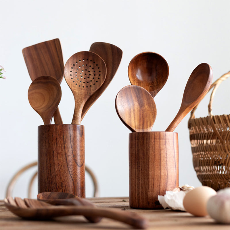 Rynx | Teak Wood Cutlery Set
