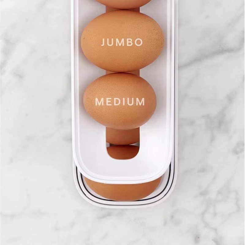 Rynx | Automatic Scroll Egg Shelf Holder Storage Box