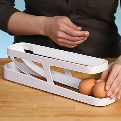 Rynx | Automatic Scroll Egg Shelf Holder Storage Box