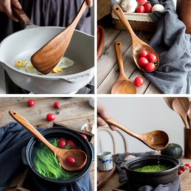 Rynx | Teak Wood Cutlery Set