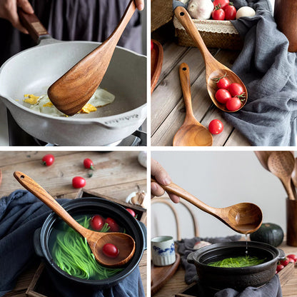 Rynx | Teak Wood Cutlery Set