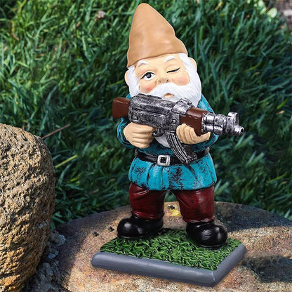 Rynx | Military Garden Gnome with Camouflage Uniform