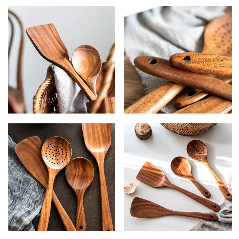 Rynx | Teak Wood Cutlery Set