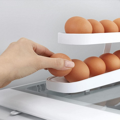 Rynx | Automatic Scroll Egg Shelf Holder Storage Box