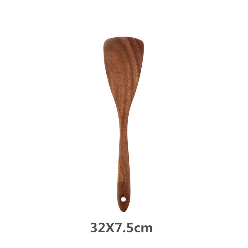 Rynx | Teak Wood Cutlery Set flat shovel