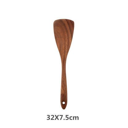 Rynx | Teak Wood Cutlery Set flat shovel