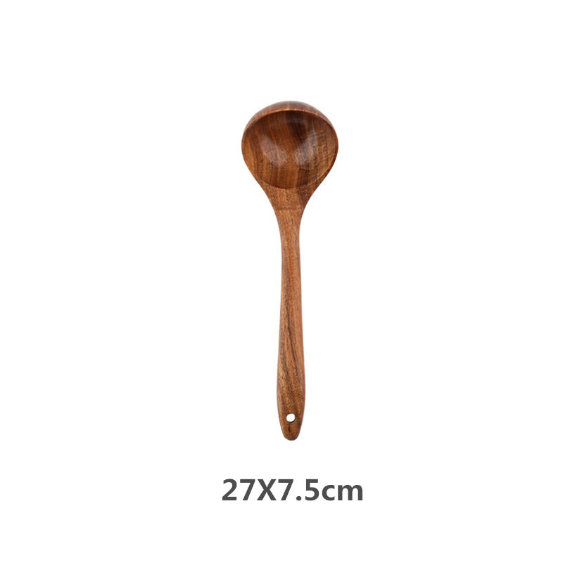 Rynx | Teak Wood Cutlery Set Soup ladle