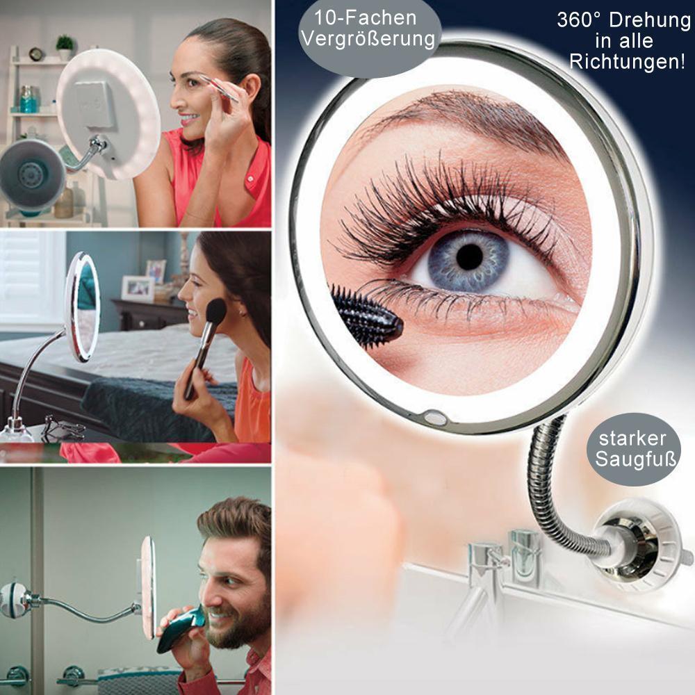 RYNX | Magnifying Makeup Mirror With Light Suitable For Makeup With High Precision
