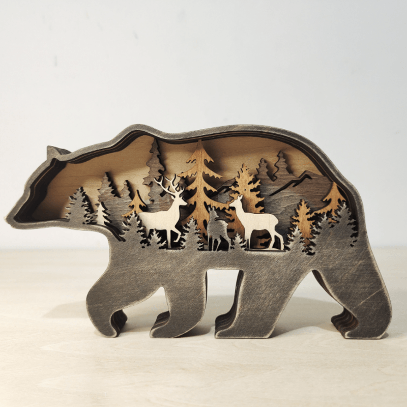 Rynx | 3d Creative Wood Animal Carving Craft Gift