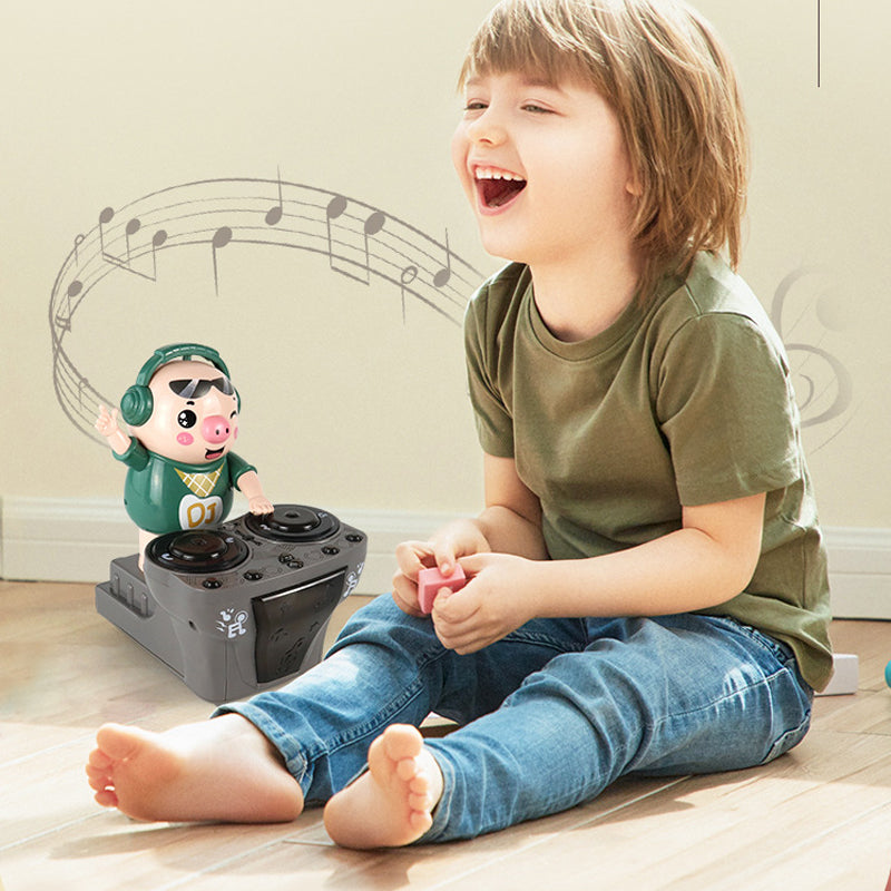 Rynx | DJ swinging pig toy