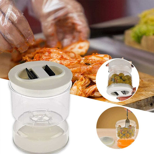 Rynx | Pickle and Olive Jar with Strainer