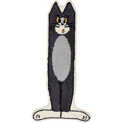 Rynx | Cat Tom Frog Bath Mat Bedroom Rug, Funny Cartoon Animal Soft Plush Water-Absorbing Mat, Machine Washable