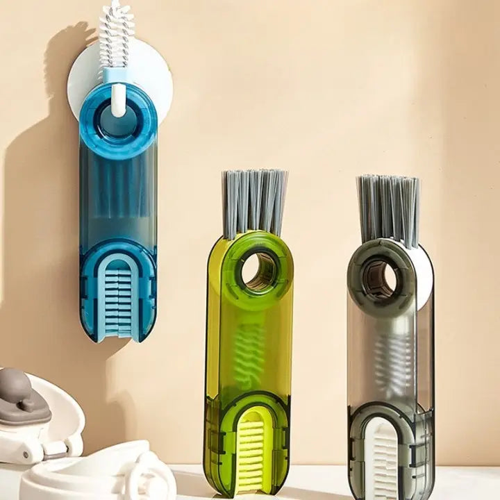 Rynx | 3-in-1 Multifunctional Cleaning Brush – For Bottles, Lids & Hard-to-Reach Places