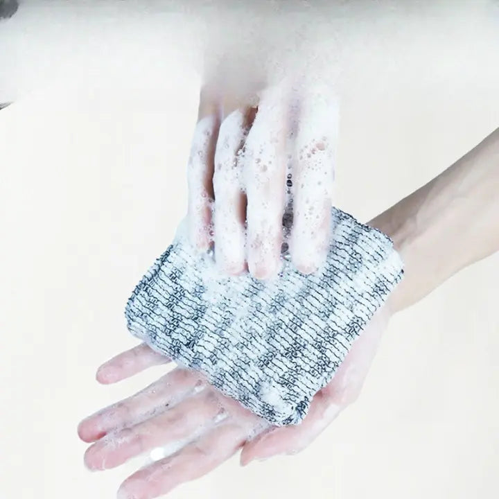 Rynx | Antibacterial Carbon Fiber Bath Towel with Gentle Peeling Effect