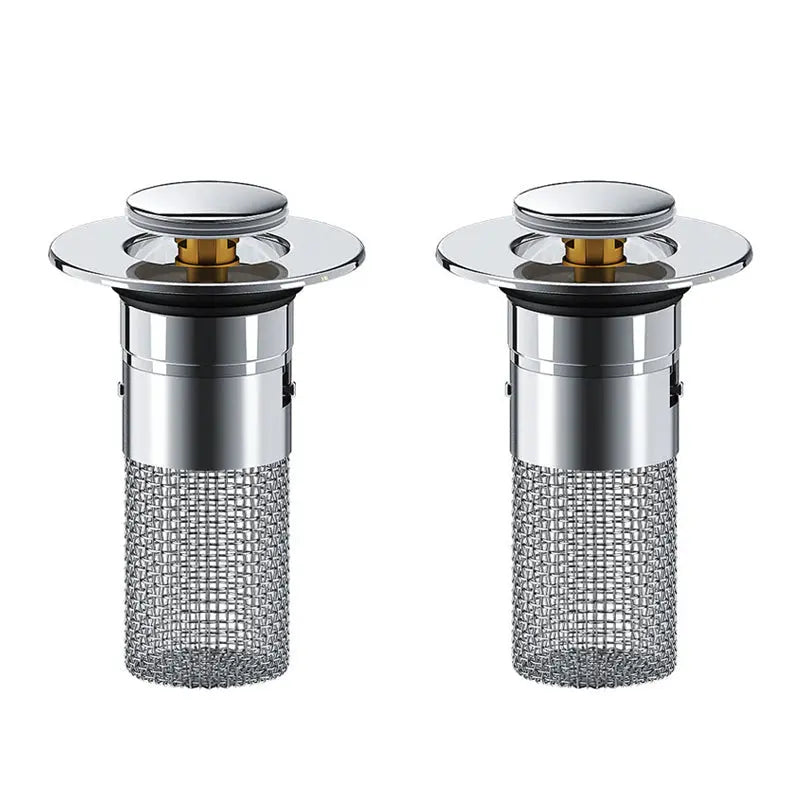 Rynx | Stainless Steel Pop-Up Drain Strainer for Effortless Clog Prevention