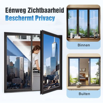 Rynx | Disposable mirror film for windows – Thermal insulation & UV pRedection