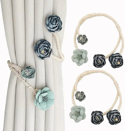 Rynx | Elegant flexible curtain holder – No drilling, No effort