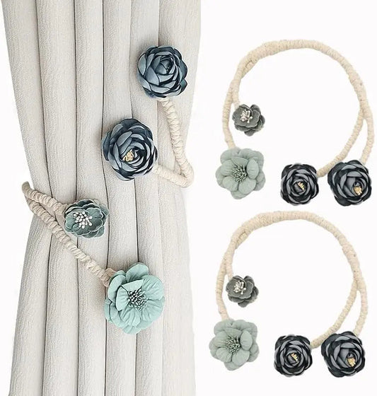 Rynx | Elegant flexible curtain holder – No drilling, No effort