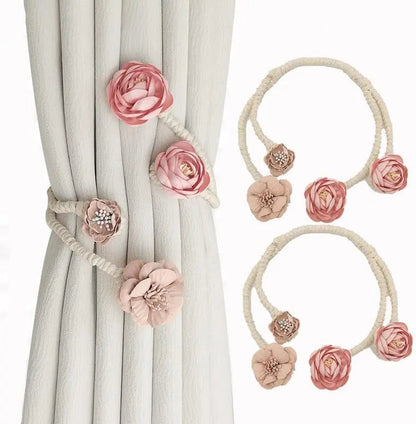Rynx | Elegant flexible curtain holder – No drilling, No effort