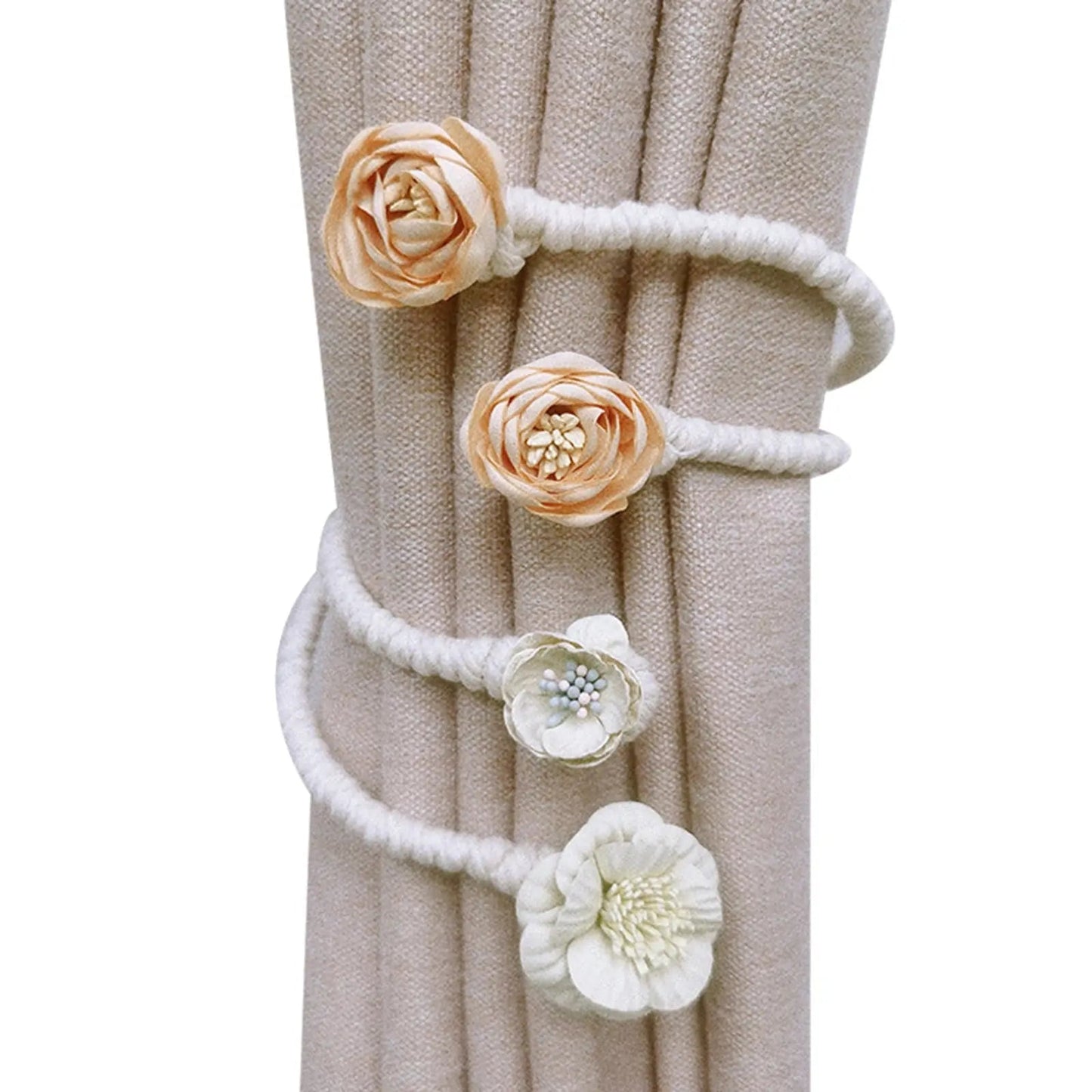 Rynx | Elegant flexible curtain holder – No drilling, No effort