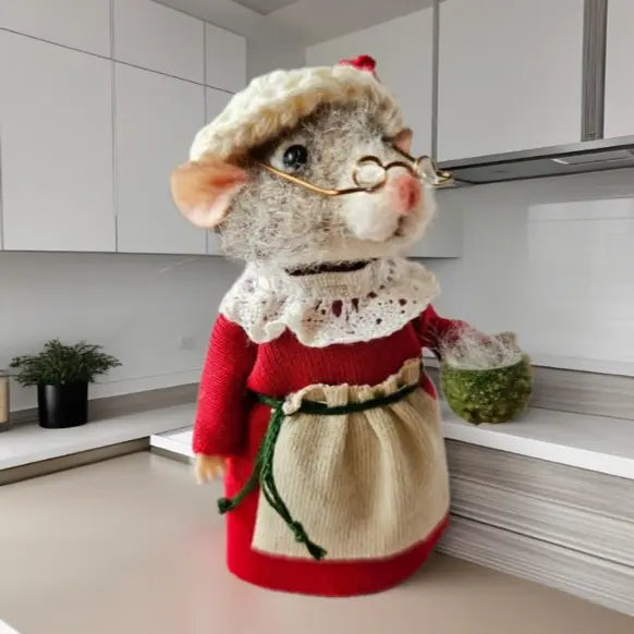 Rynx | Handmade Felt Mouse – A Touch of Magic for Your Home