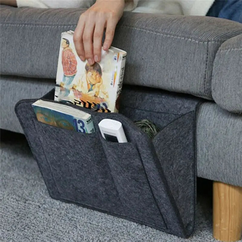 Rynx | Hanging Bed Organizer – Space-saving Storage with Large Pockets