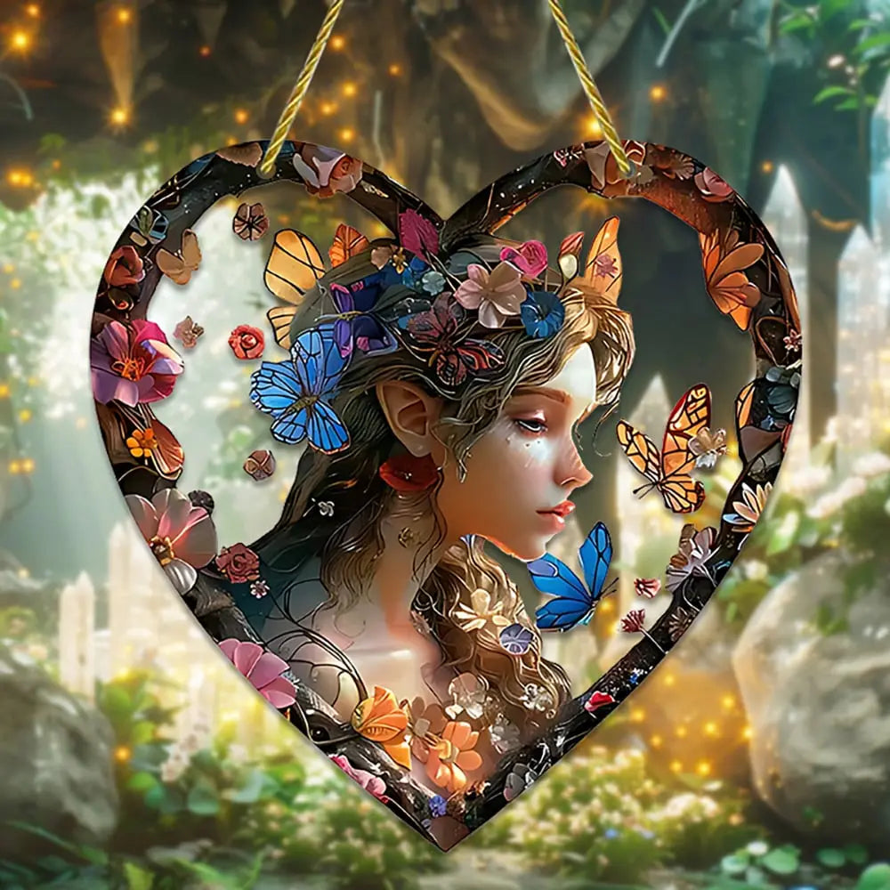 Rynx | Heart-shaped Elf Light Catcher – Enchanting Home Decoration
