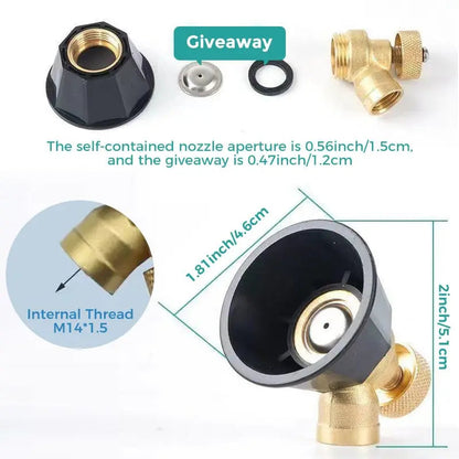 Rynx | High-pressure garden hose nozzle – Effective dirt removal!